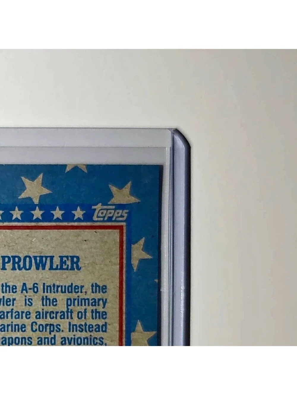 Prowler – The EA-6B 1991 Topps Desert Storm #137 Card